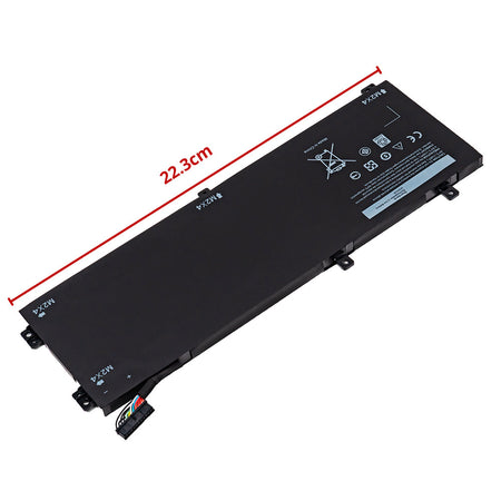 Dell XPS 15 9560 9570 Precision M5510 M5520 5530 5510 5520 H5H20 RRCGW 05041C 5D91C GPM03 5041C CP6DF 5XJ28 1P6KD 4GVGH 6GTPY [11.4 V] Compatible Battery