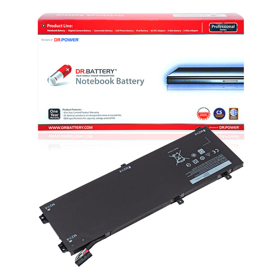 Dell XPS 15 9560 9570 Precision M5510 M5520 5530 5510 5520 H5H20 RRCGW 05041C 5D91C GPM03 5041C CP6DF 5XJ28 1P6KD 4GVGH 6GTPY [11.4 V] Compatible Battery