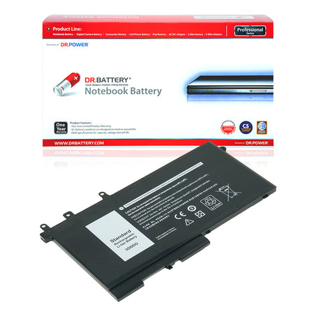 Dell Latitude E5280 Series Laptop Battery 3VC9Y 3DDDG 45N3J [11.4V] Compatible Battery