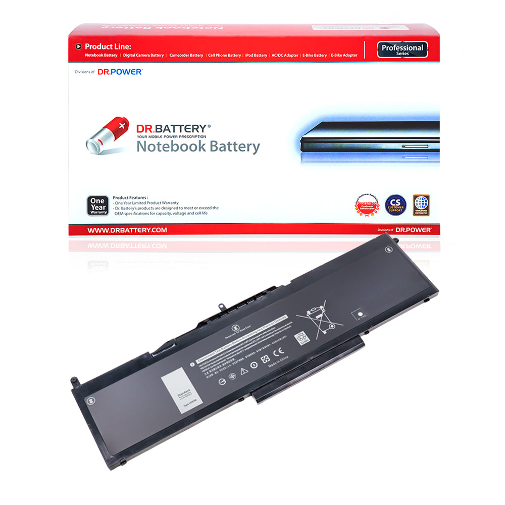 Dell Latitude 5591 Series Dell Latitude 5580 5590 Series Laptop Battery VG93N WFWKK 0VG93N 0WFWKK [11.4V] Compatible Battery