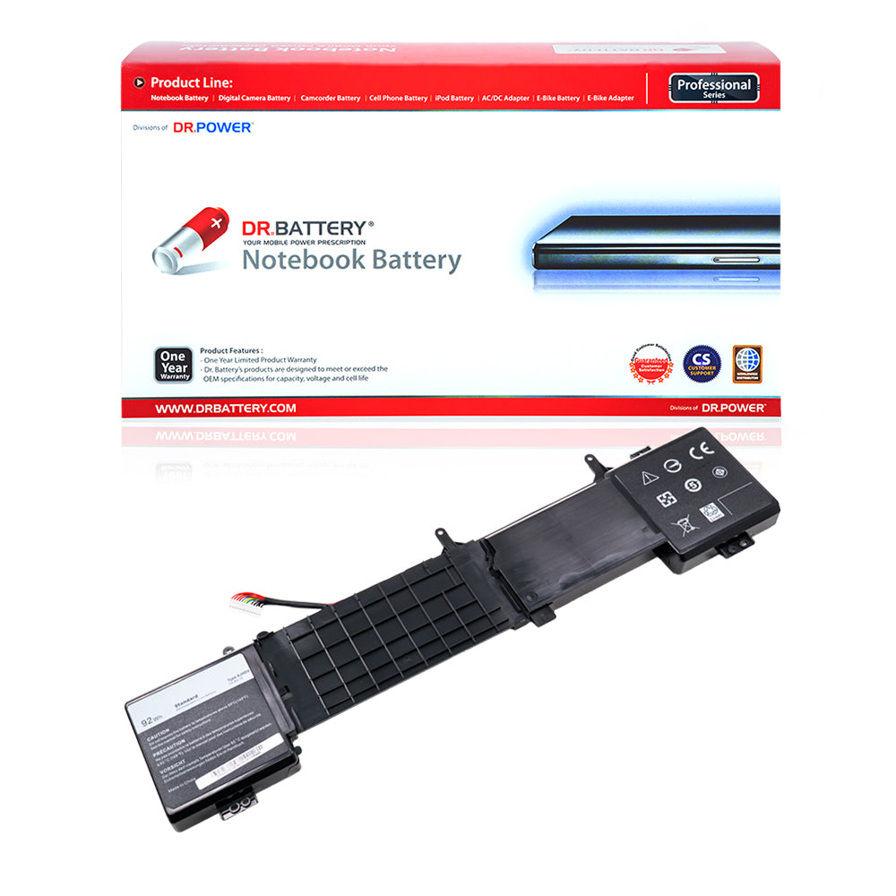 Dell P43F P43F001 P43F002 Series Laptop Battery 6JHCY 6JHDV 5046J YKWXX 06JHDV 05046J [14.8V] Compatible Battery