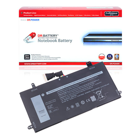 X16TW 1WND8 Battery for Dell Latitude 12 5285 5290 2-in-1 Series Dell T17G T17G001 T17G002 Series Laptop FTH6F J0PGR 0FTH6F JOPGR 0X16TW [7.6V] Compatible Battery