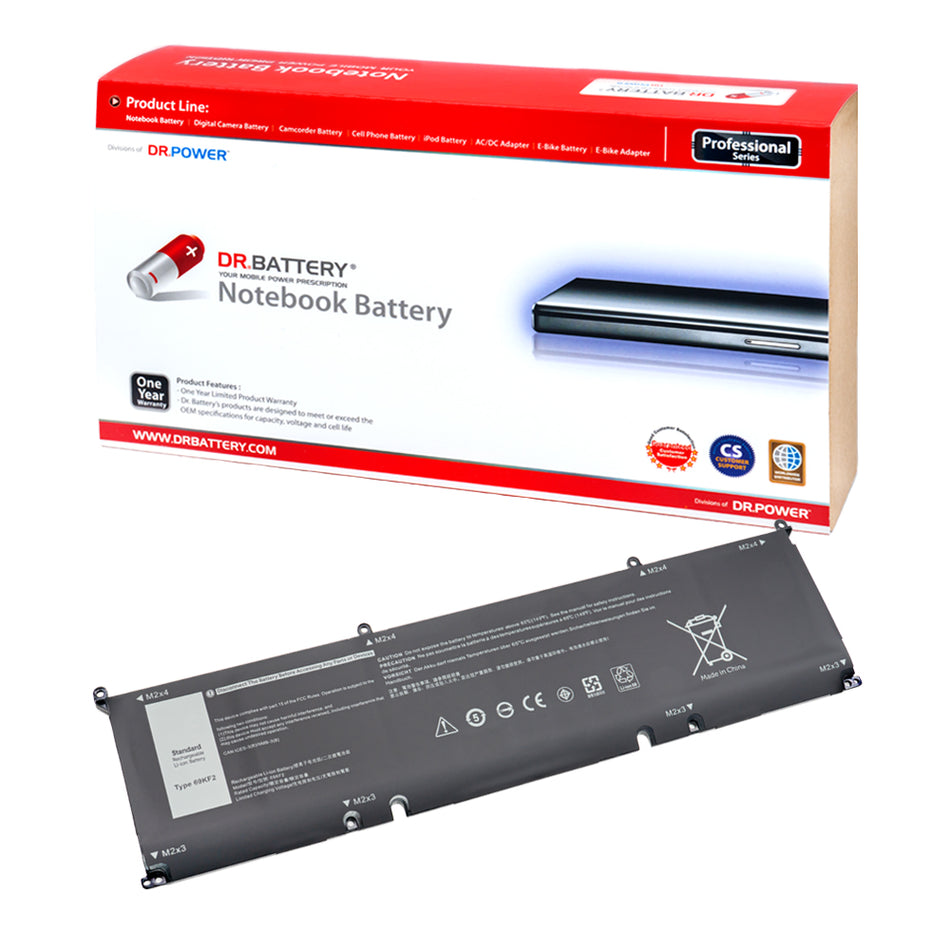 69KF2 70N2F Battery for Dell XPS 15 9500 9510 Alienware M15 R3 R4 Alienware M17 R3 R4 Precision 5550 5560 G15 5515 G7 15 7500 Inspiron 16 Plus 7610 Series P87F P91F P45E 8FCTC DVG8M 070N2F [11.4V] Compatible Battery