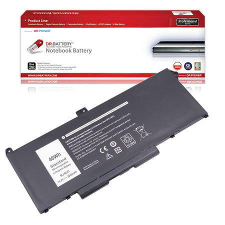 Dell P137G P104F P137G001 P104F001 P104F002 Series Laptop Battery RJ40G WY9DX 005R42 01K2CF 075X16 0M3KCN [15.2V] Compatible Battery