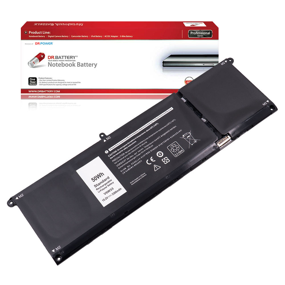 Dell Inspiron 16 5625 5630 5635 5640 5645 Series Laptop Battery V6W33 PG8YJ 0WV3K8 927N5 0FH3K2 0MGCM5 0MVK11 [15V/15.2V] Compatible Battery