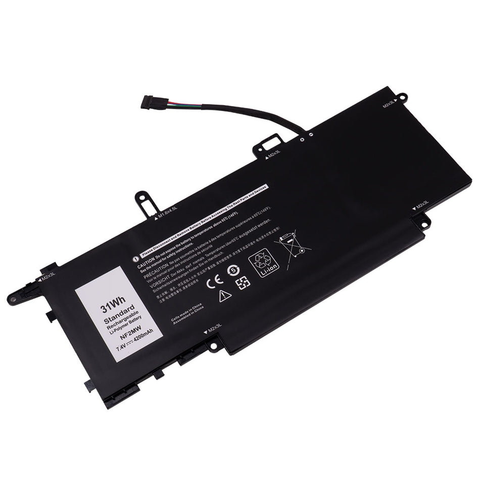NF2MW Dell Latitude 7400 2-in-1 9410 2-in-1 Notebook P110G P110G001 7146W 085XM8 08W3YY 0C76H7 C76H7 0G8F6M [7.4V] Laptop Battery Replacement