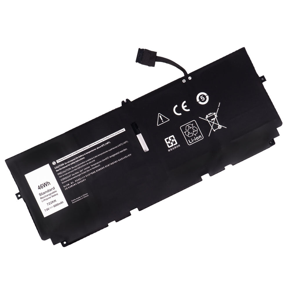 Dell P117G P117G001 P117G002 Series Laptop Battery 722KK FP86V WN0N0 2XXFW 0WN0N0 02XXFW [7.6V] Compatible Battery