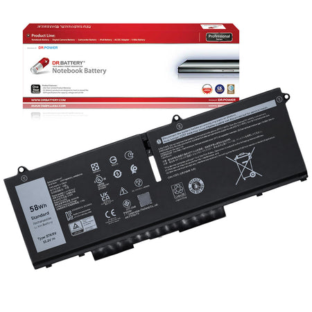 Y86WG battery for Dell Latitude 5330, 5430 and Precision 3570 with DrBattery packaging