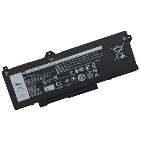 Front view of GRT01 battery for Dell Latitude 5421 and 5431
