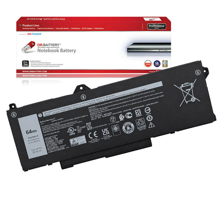 GRT01 battery for Dell Latitude 5421 and 5431 with DrBattery packaging