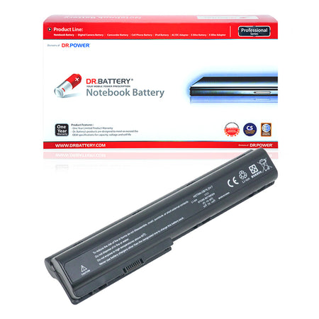 HSTNN-OB75 HSTNN-C50C HSTNN-DB75 Battery for HP Pavilion DV7 DV7t DV7z Series HP Pavilion DV8 DV8t Series HP HDX 18 HDX 18t Series Laptop HSTNN-IB75 486766-001 GA08 516355-001 HSTNN-XB75 497705-001 [14.4V] Compatible Battery