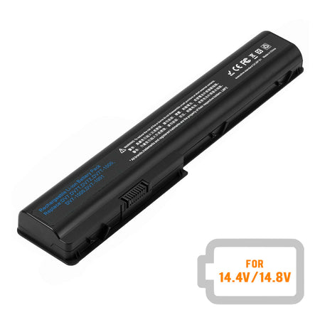 HSTNN-OB75 HSTNN-C50C HSTNN-DB75 Battery for HP Pavilion DV7 DV7t DV7z Series HP Pavilion DV8 DV8t Series HP HDX 18 HDX 18t Series Laptop HSTNN-IB75 486766-001 GA08 516355-001 HSTNN-XB75 497705-001 [14.4V] Compatible Battery