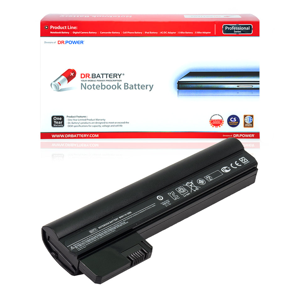 HP 607763-001 607762-001 03TY 06TY  Battery for HP Compaq Mini CQ10 400 Series Mini CQ10-500 Series Mini 110 3000 Series Mini 110 3100 Series [10.8V] Compatible Battery