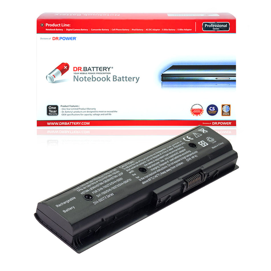 MO09 671567-321 Battery for HP Envy M6 1100 1184ca 1148ca 1035dx 1205dx 1225dx Pavilion M7 1015dx Series Laptop 671731-001 MO06 672412-001 [10.8V]  4400mAh / 48Wh Compatible Battery