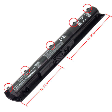 HP Pavilion 14 15 17 800010-421 800049-001 KI04 HSTNN-LB6R TPN-Q158 TPN-159 TPN-Q160 TPN-Q161 TPN-Q162 HSTNN-DB6T HSTNN-LB6S [14.8 V] Compatible Battery