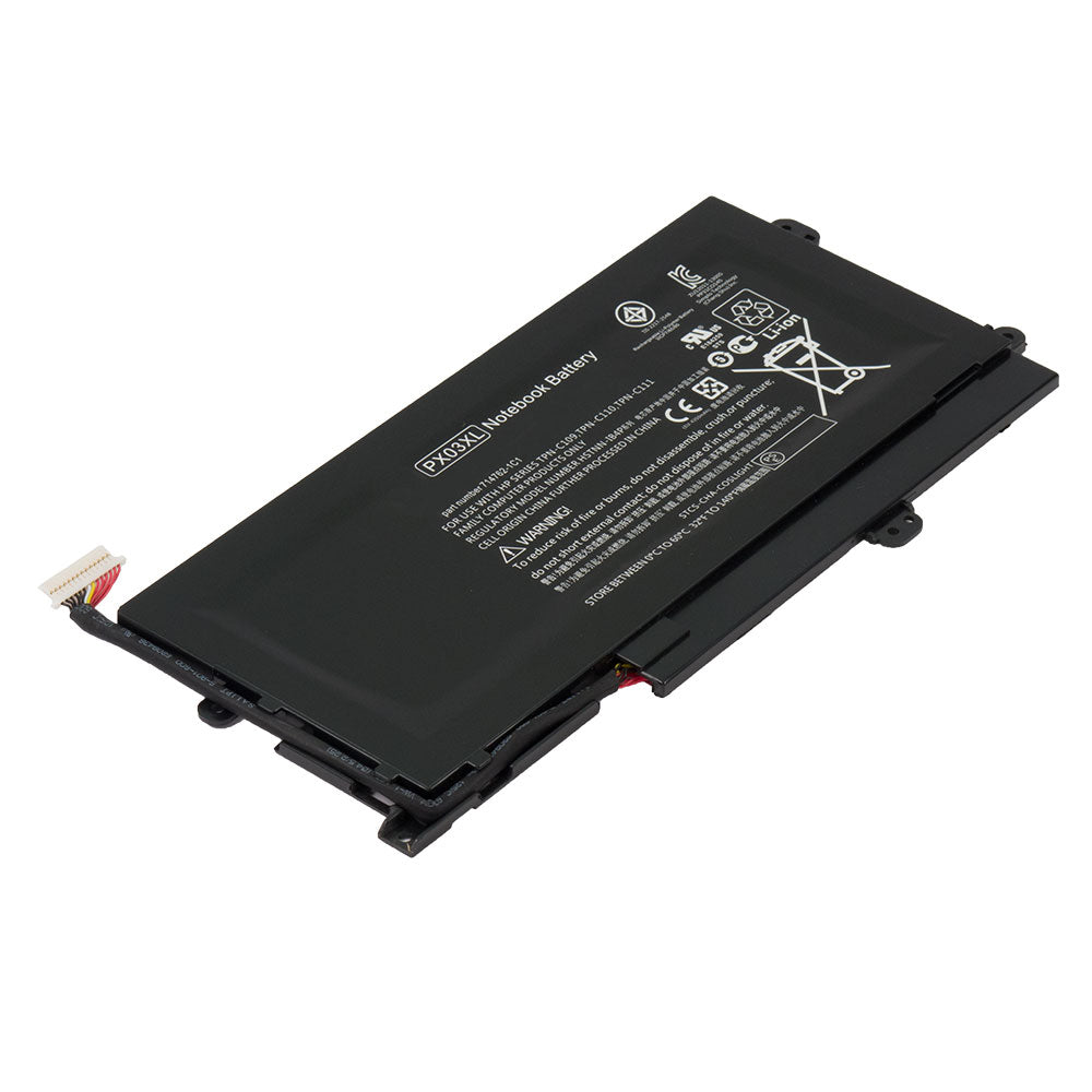 HP Envy TouchSmart 14-K000 14-K100 14T-K000 14T-K100 Series Laptop Battery 715050-001 PX03XL 714762-1C1 HSTNN-LB4P 714762-422 TPN-C111 TPN-C109 TPN-C110 [11.1V] Compatible Battery