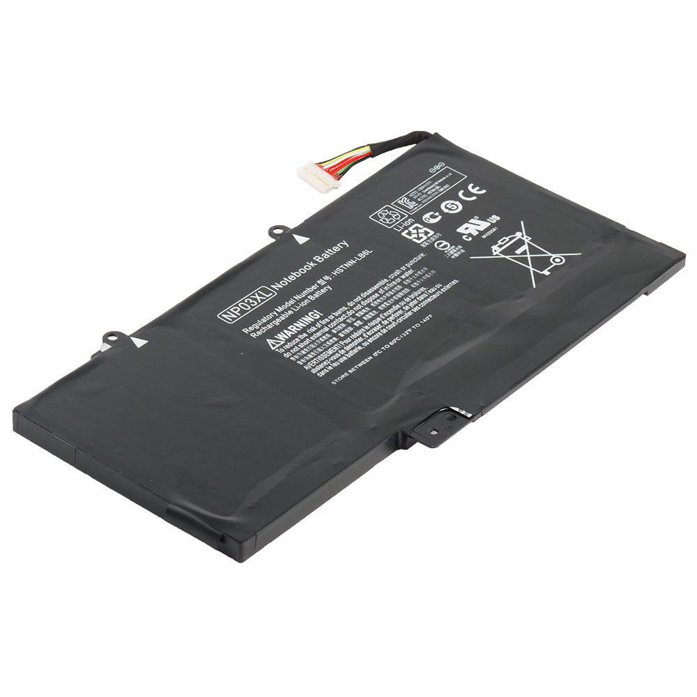 HP Envy 15 u011dx u010dx u050ca u000ew x360 Series Laptop Battery NP03XL 760944-421 761230-005 HSTNN-LB6L HSTNN-UB6L [11.4V] Compatible Battery