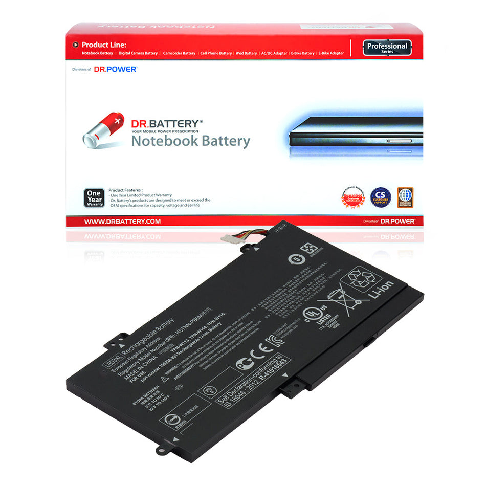 HP Pavilion x360 15-w000 15-bk000 15-100 15-bk100 Series Laptop Battery LE03XL 796356-005 796220-541 LE03048XL TPN-W113 TPN-W114 [11.4V] Compatible Battery