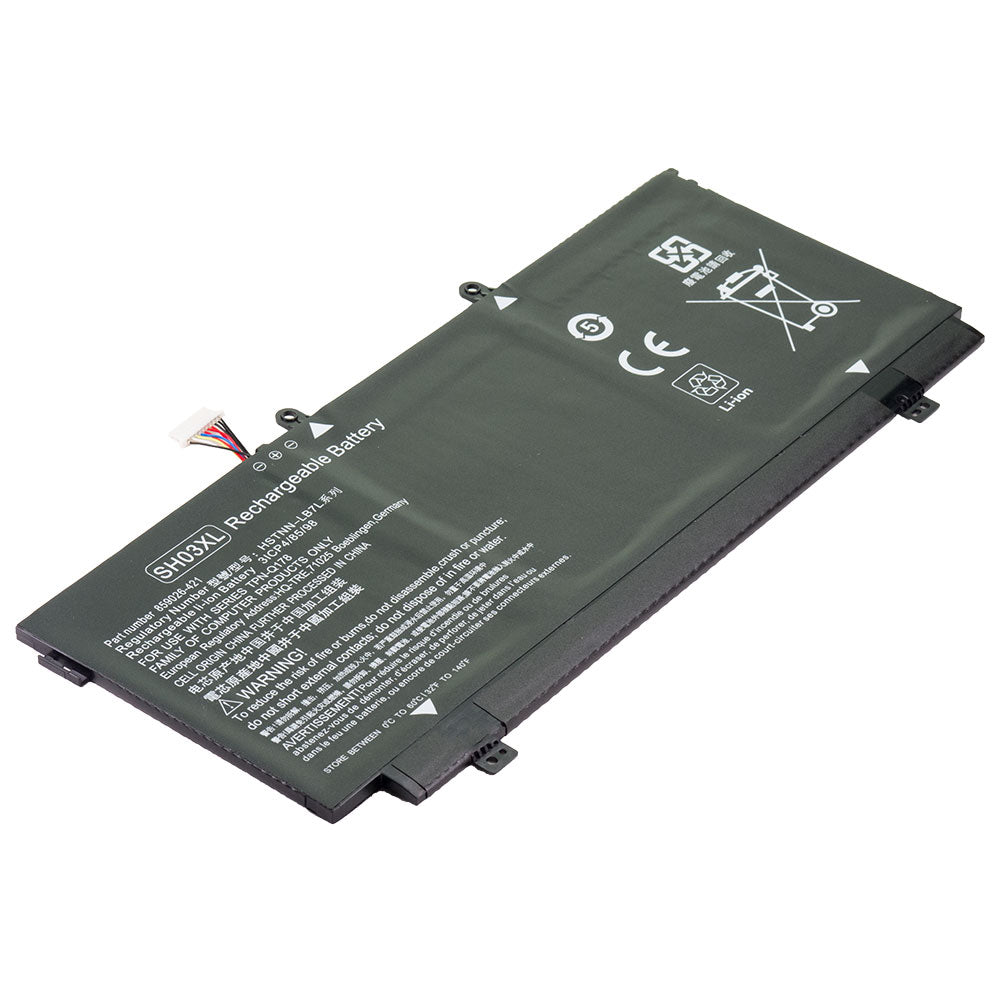 859026-421 Battery for HP Spectre x360 13-ac000 13-w000 13-ab000 13T-ab000 Series Laptop SH03XL 859356-855 HSTNN-LB7L TPN-Q178 [11.55V] Compatible Battery