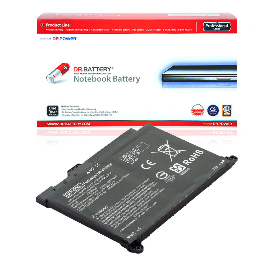 HP Pavilion 15- AU123CL 15-AU020wm 15-AU010wm 15-AU018wm 15-AU023cl 15-AU030wm 15-AU057cl 15-AU620TX 15-AU158NR BP02XL 849909-850 849569-421 TPN-Q172 [7.7V] Battery Replacement