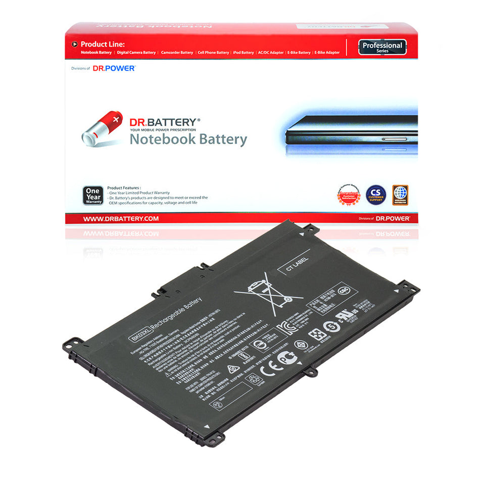 HP 916366-421 916366-541 Pavilion x360 14-ba x360 14m Pavilion x360 14m-ba011dx 14-ba018ca 14m-ba013dx 14m-ba015dx 14m-ba114dx BK03XL 916811-855 [11.55V] Battery Replacement