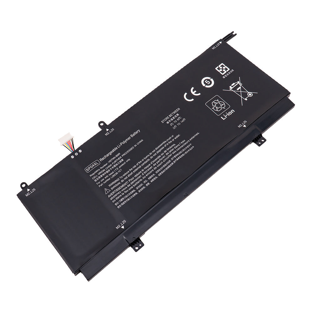 HP Spectre X360 13-AP0028ca 13-AP0023dx 13-AP0008ca 13-AP0033dx 13-AP0013dx 13-AP0000 13T-AP000 Series Laptop Battery SP04XL L28764-005 L28538-AC1 L28538-1C1 TPN-Q185 HSTNN-IB8R SP04061XL TPN-Q203 [14.8V/15.4V] Compatible Battery