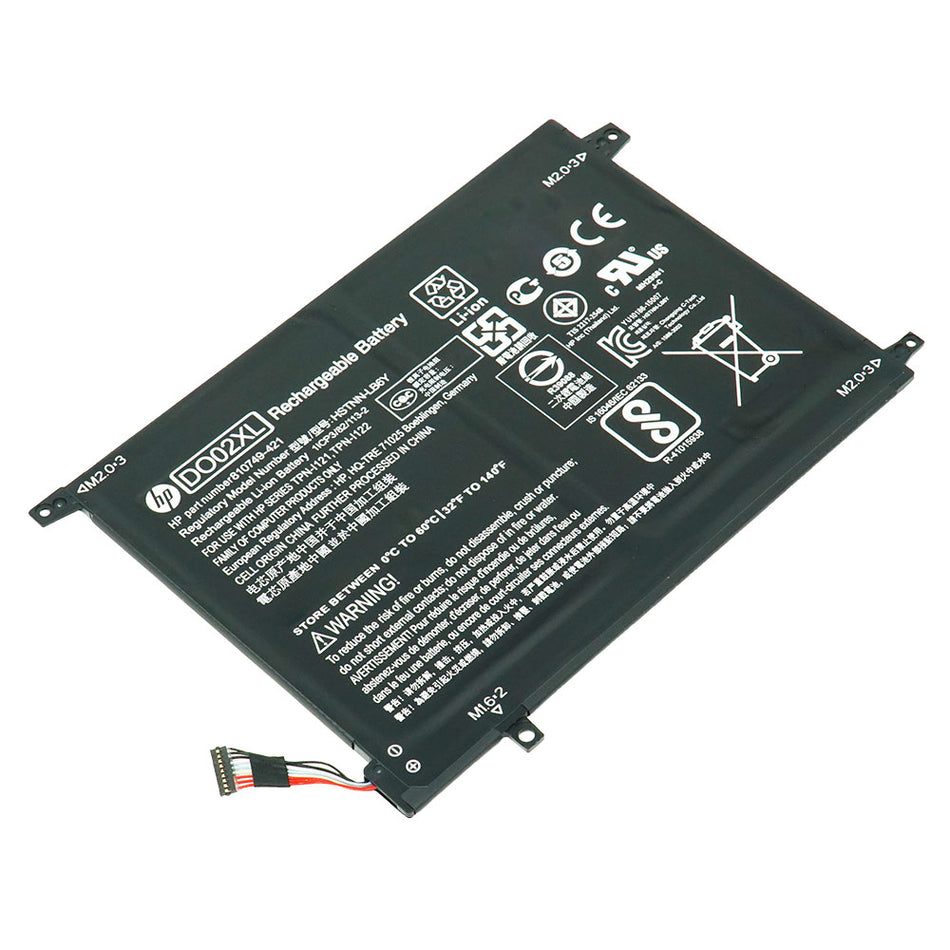 810749-2C1 810749-421 810985-005 DO02XL HSTNN-DB7E HSTNN-LB6Y TPN-I121 TPN-I122 HP Pavilion X2 10 [3.8V] Laptop Battery Replacement