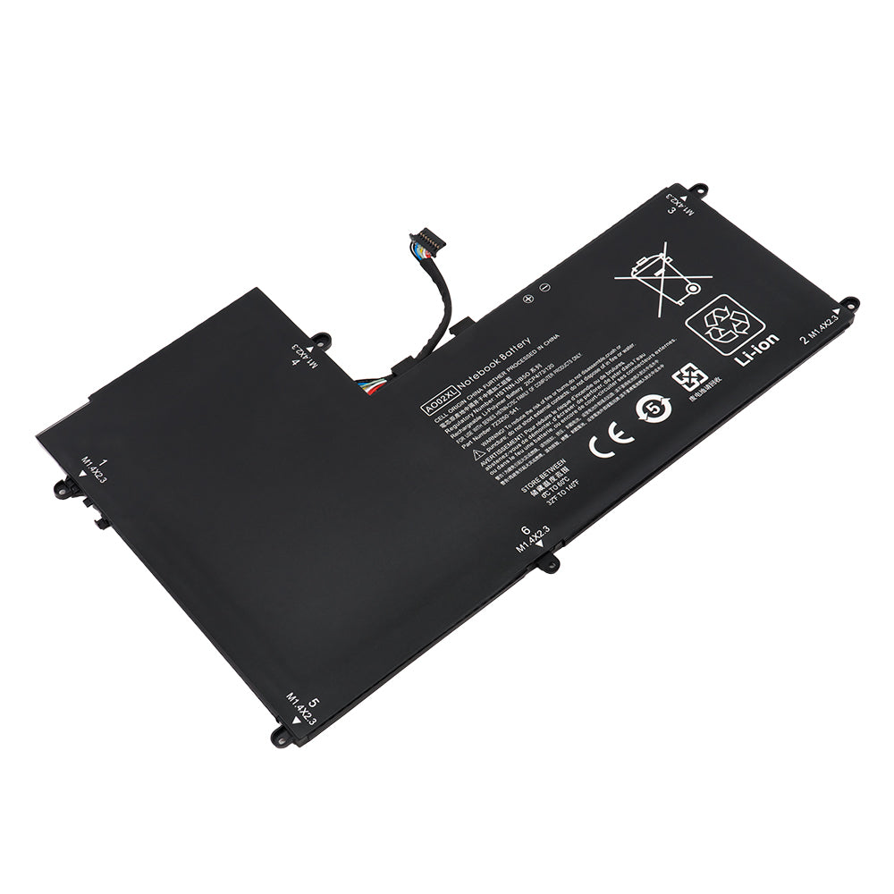HP ElitePad 1000 G2 Series Latop Battery AO02XL HSTNN-C78C 728250-121 HSTNN-IB5O 728250-1C1 HSTNN-IB5Q 728250-421 HSTNN-LB5O 728558-005 [7.6V] Compatible Battery