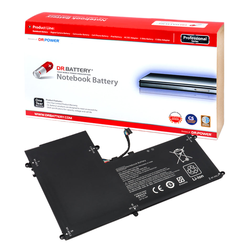 HP AO02XL Battery for HP ElitePad 1000 ElitePad 1000 G2 Series AO02030XL HSTNN-IB5Q HSTNN-UB5O HSTNN-IB5O HSTNN-LB5O HSTNN-LB50 728250-1C1 728250-121 728250-421 728558-005 [7.4V/7.6V] Compatible Battery