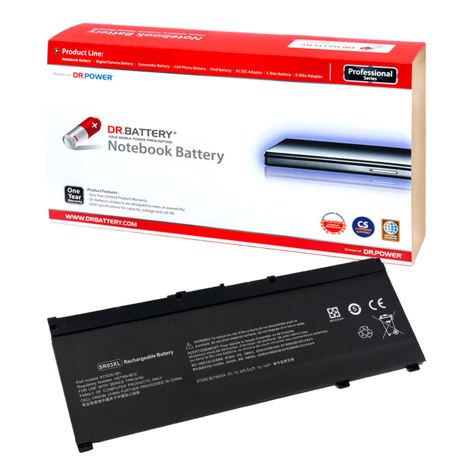 HP Pavilion 15-CX0000 Series Laptop Battery L08855-856 L08855-855 TPN-C133 HSTNN-IB8L HSTNN-DB8Q [11.55V] Compatible Battery