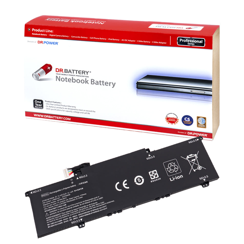 HP Envy X360 15-EU0013dx 15-EU0033dx 15-EU0023dx 15-EU0000 15M-EU0000 15Z-EU000 Series Laptop Battery BN03XL L77034-005 HSTNN-OB1O L73965-271 [11.1V/11.55V] Compatible Battery