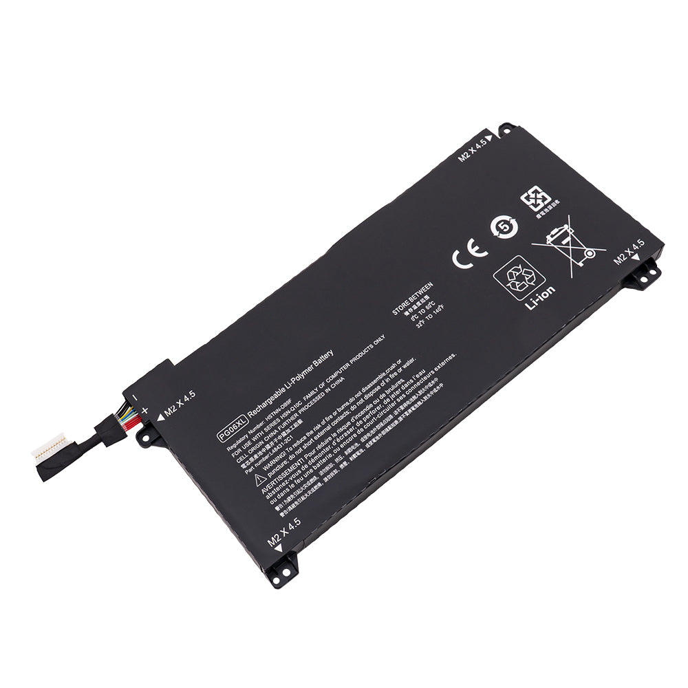 L48497-005 Battery for HP Omen 15-DH0000 15-DH1000 15T-DH000 15T-DH100 Series Laptop PG06XL HSTNN-DB9F L48431-2C1 PG06069XL L48431-005 [11.1V/11.55V] Compatible Battery