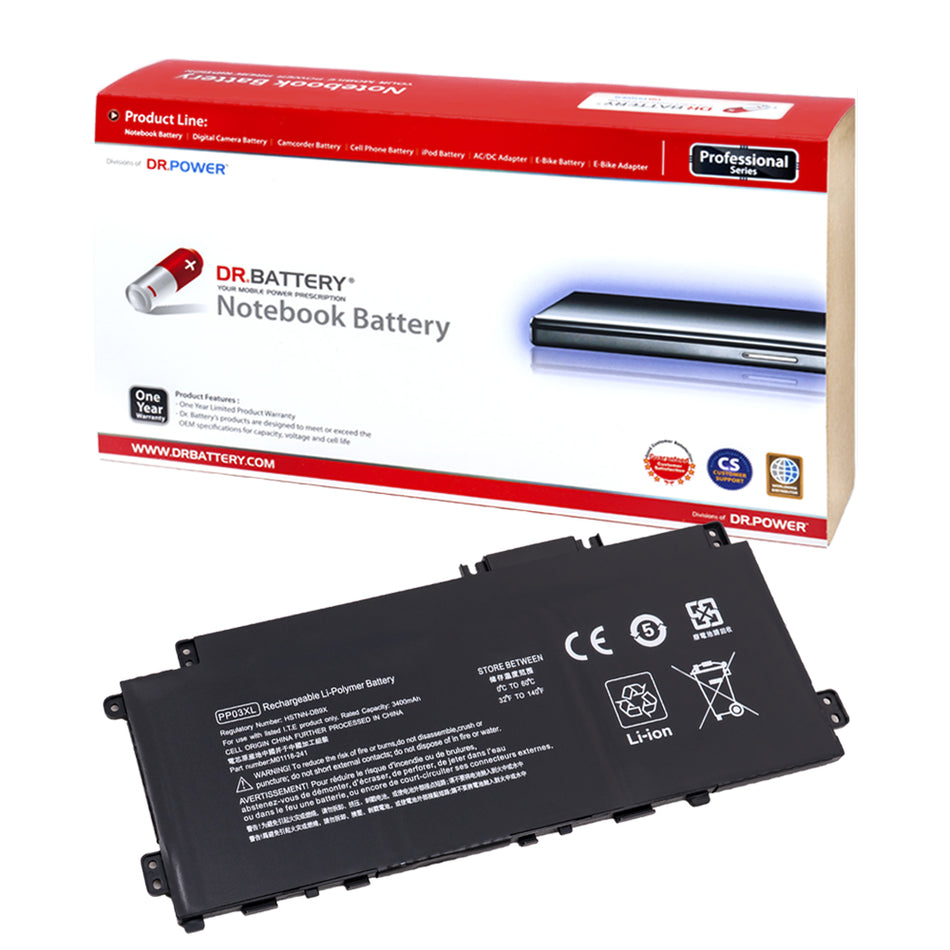 HP PV03XL PP03XL Battery for HP Pavilion x360 13-BB Pavilion x360 14-DV Pavilion x360 14-DW Pavilion x360 14M-DW Pavilion x360 14-DK Pavilion x360 15-EH Series L83388-421 HSTNN-LB8S L83393-005 [11.55V] Compatible Battery