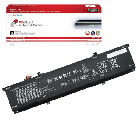 FZ06XL battery for HP Envy 17-DA0000 with DrBattery packaging