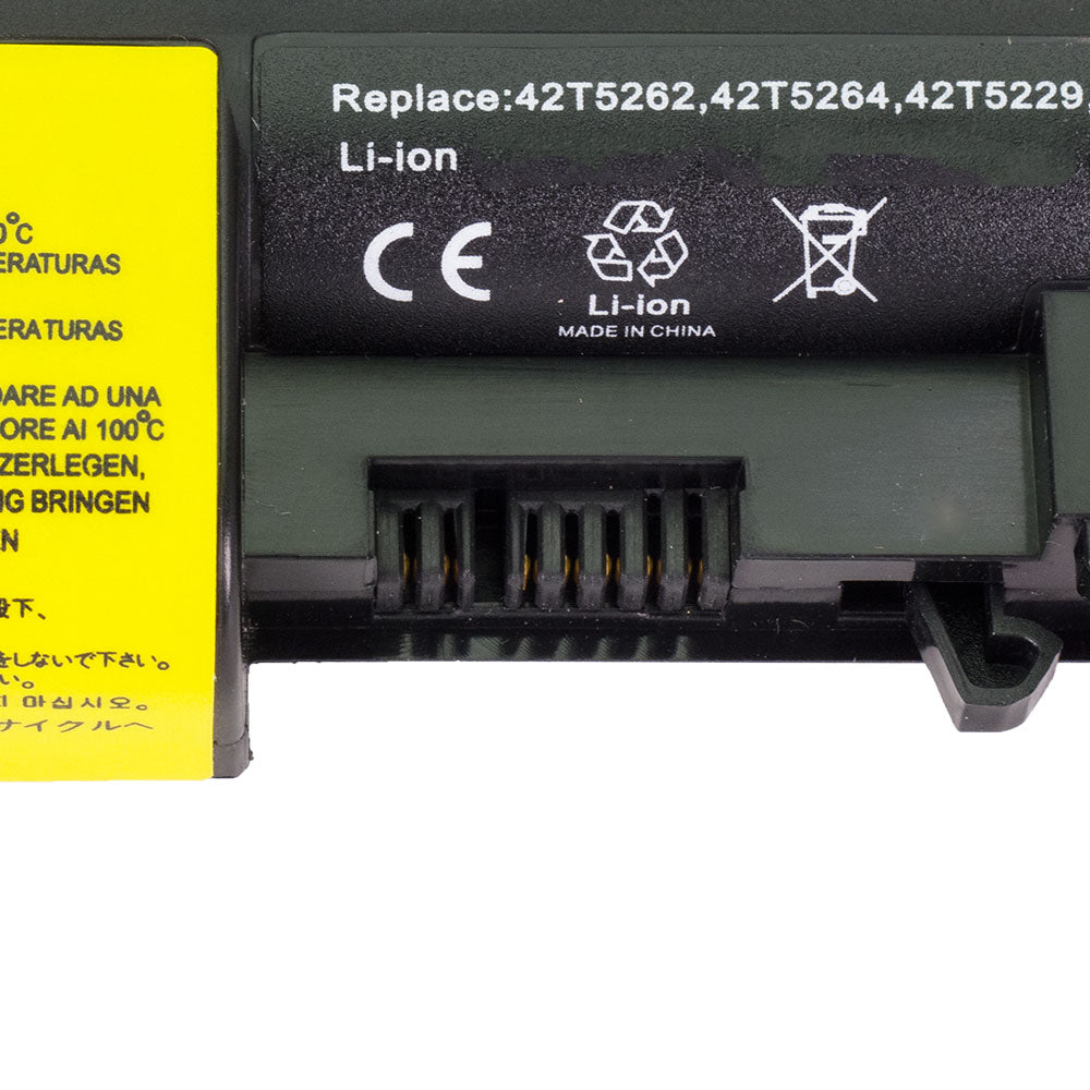 IBM ThinkPad T61 Series IBM ThinkPad R61 R61i Series Laptop Battery 42T5264 42T5265 41U3198 42T4547 42T4677 42T5225 42T5227 42T5262 42T4531 [10.8V] Compatible Battery