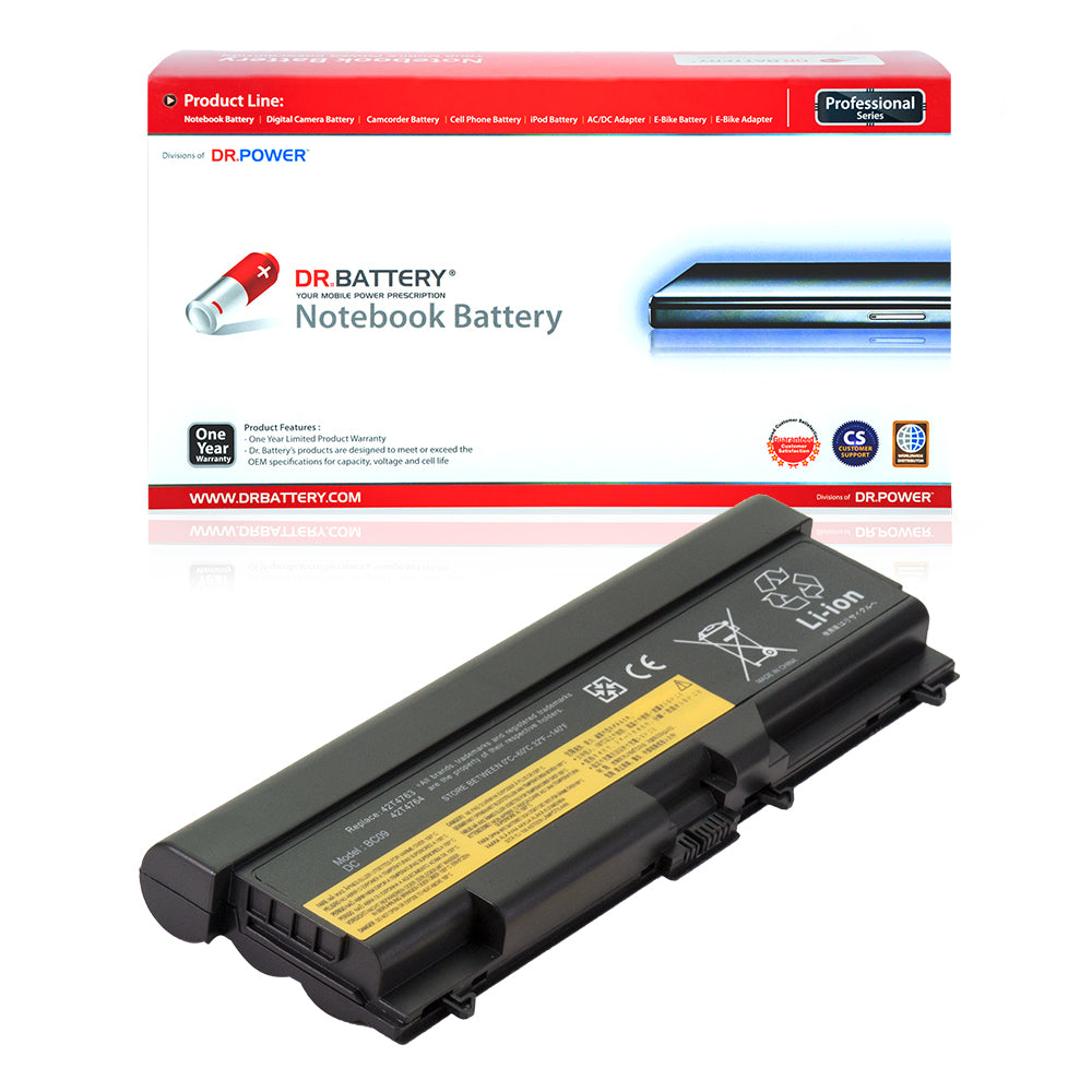 42T4791 45N1007 Battery for Lenovo ThinkPad W510 W520 T410 T410i T420 T510 T510i T520 L410 L412 L420 L510 L512 L520 ThinkPad Edge 14 15 E40 E50 Series Laptop 0A36303 0A36302 45N1001 45N1005 [10.8V] Compatible Battery