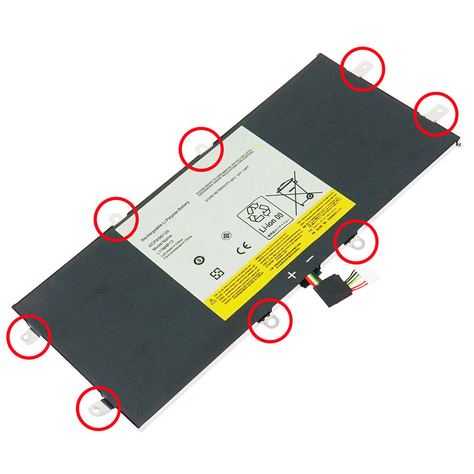 L11M4P13 Lenovo IdeaPad Yoga 11S (Touch) 59370508 59370512 59370514 59370520 59370526 59370528 11S-20246 [14.8V] Laptop Battery Replacement