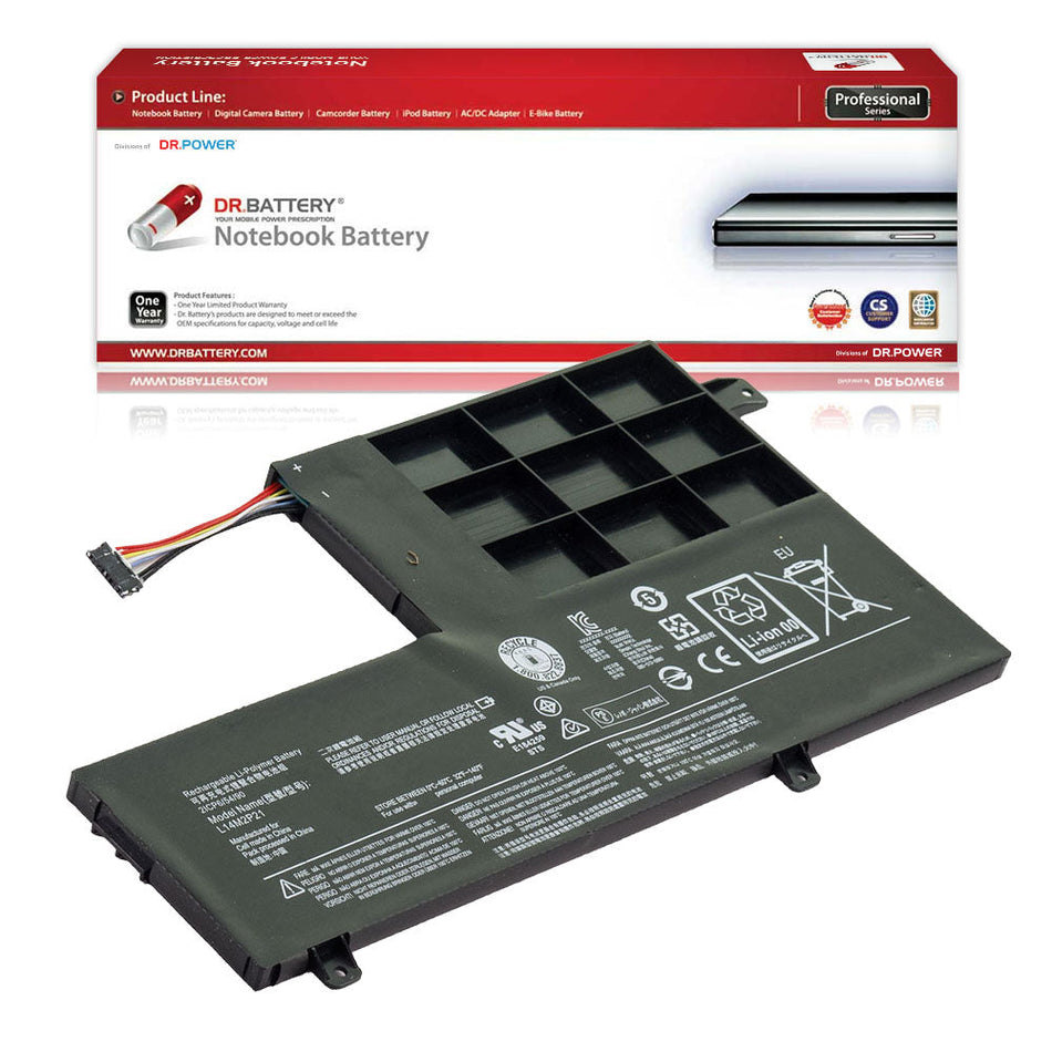 Lenovo IdeaPad U41-70 Series Laptop Battery L14L2P21 L14M2P21 [7.4V] Compatible Battery