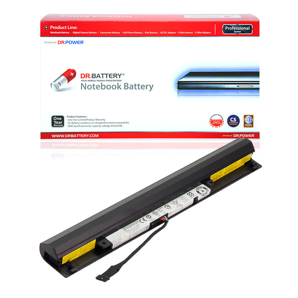 L15M4A01 Battery for Lenovo Ideapad 100-14IBD 100-15IBD 110-15ISK 110-17ACL 110-17IKB 300-15ABM Ideapad 300-15IBR 300-15IBY 300-15IBR 300-15IBY 300-15IBY 300-15ISK 300-17ISK Seires Laptop L15S4A01 L15L4A01 L15L4E01 41NR19/65 [14.4V] Compatible Battery