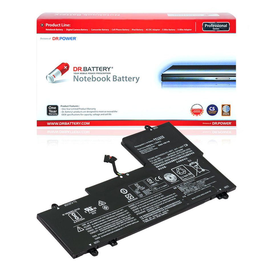 Lenovo Yoga 710-14IKB 710-14ISK 80V4 80V4 Series Laptop Battery L15M4PC2 5B10K90778 L15L4PC2 5B10K90802 [7.64V] Compatible Battery