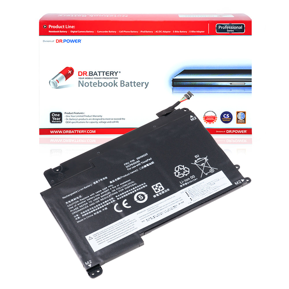 Lenovo ThinkPad P40 Yoga 20GQ 20GR Series Lenovo ThinkPad Yoga 14 20FY Series Laptop Battery 00HW020 00HW021 SB10F46458 SB10F46459 3ICP6/55/90 [11.4V] Compatible Battery