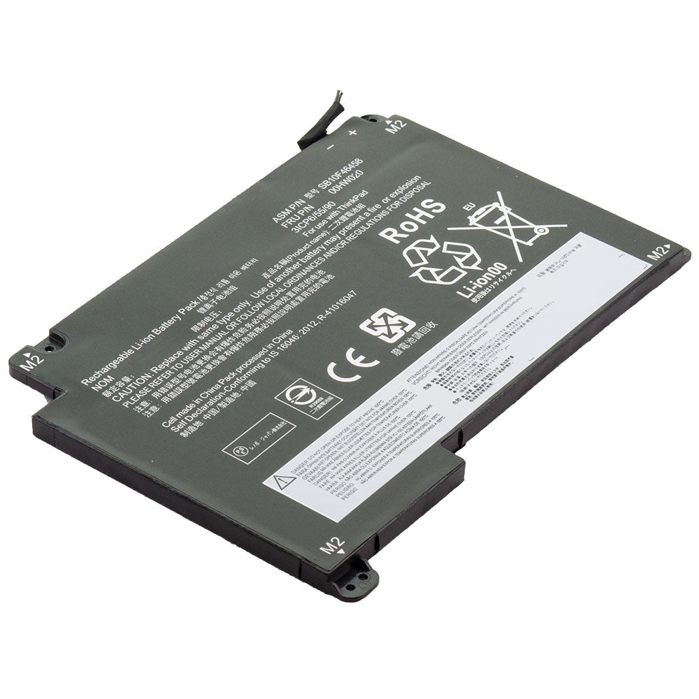 SB10F46458 SB10F46459 Battery for Lenovo ThinkPad Yoga 460 Series Lenovo ThinkPad P40 Yoga Series Lenovo ThinkPad Yoga 14 Series Laptop 00HW020 00HW021 3ICP6/55/90 [11.4V] Compatible Battery