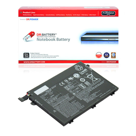 Lenovo 01AV447 01AV448 ThinkPad E480 E490 E485 E495 E580 E585 E590 E595 E590 E14 E15 Series L17L3P51 01AV445 SB10K97606 SB10K97608 L17C3P51 L17M3P52 [11.1V] Compatible Laptop Battery