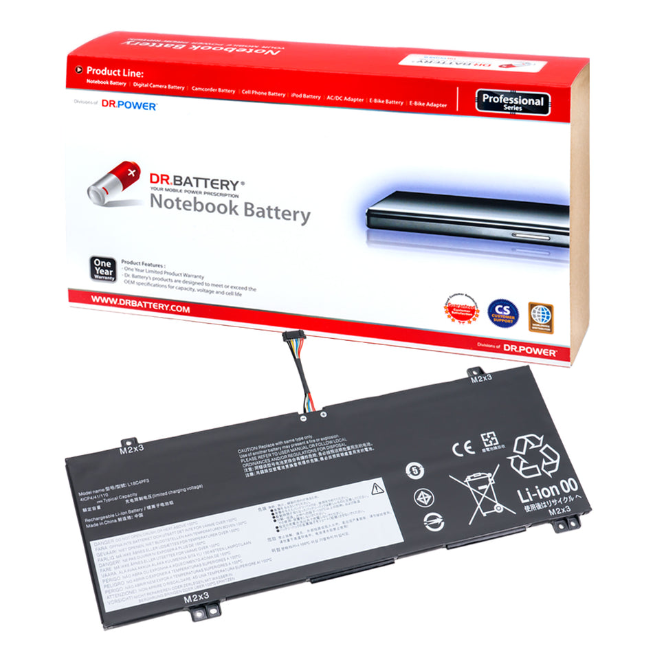 Lenovo L18C4PF3 L18M4PF3 Battery for Lenovo IdeaPad C340-14API C340-14IWL C340-14IML S540-14API S540-14IWL S540-14IML Flex-14IML Flex-14IWL Flex-14API Series L18M4PF4 L18C4PF4 5B10T09077 5B10T09080 [15.36V] Compatible Battery