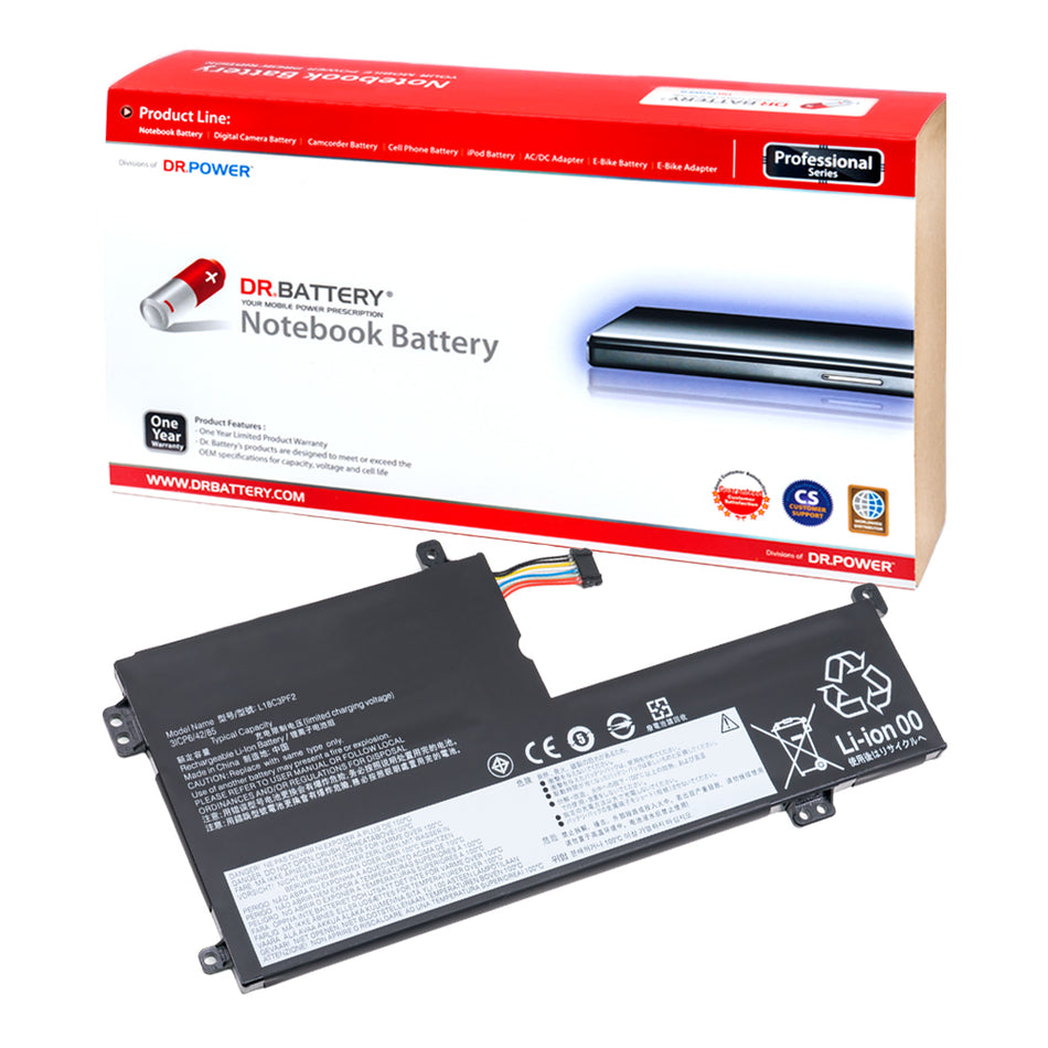 Lenovo L18C3PF2 L18D3PF1 L18M3PF2 Battery for Lenovo Ideapad L340 L340-15API Ideapad V340 V155  Touch L340-17IWL L340-15IWL L340-17API L340-17IWL V155 15 V155-15API Series L18L3PF1 L18M3PF2 [11.25V] Compatible Battery