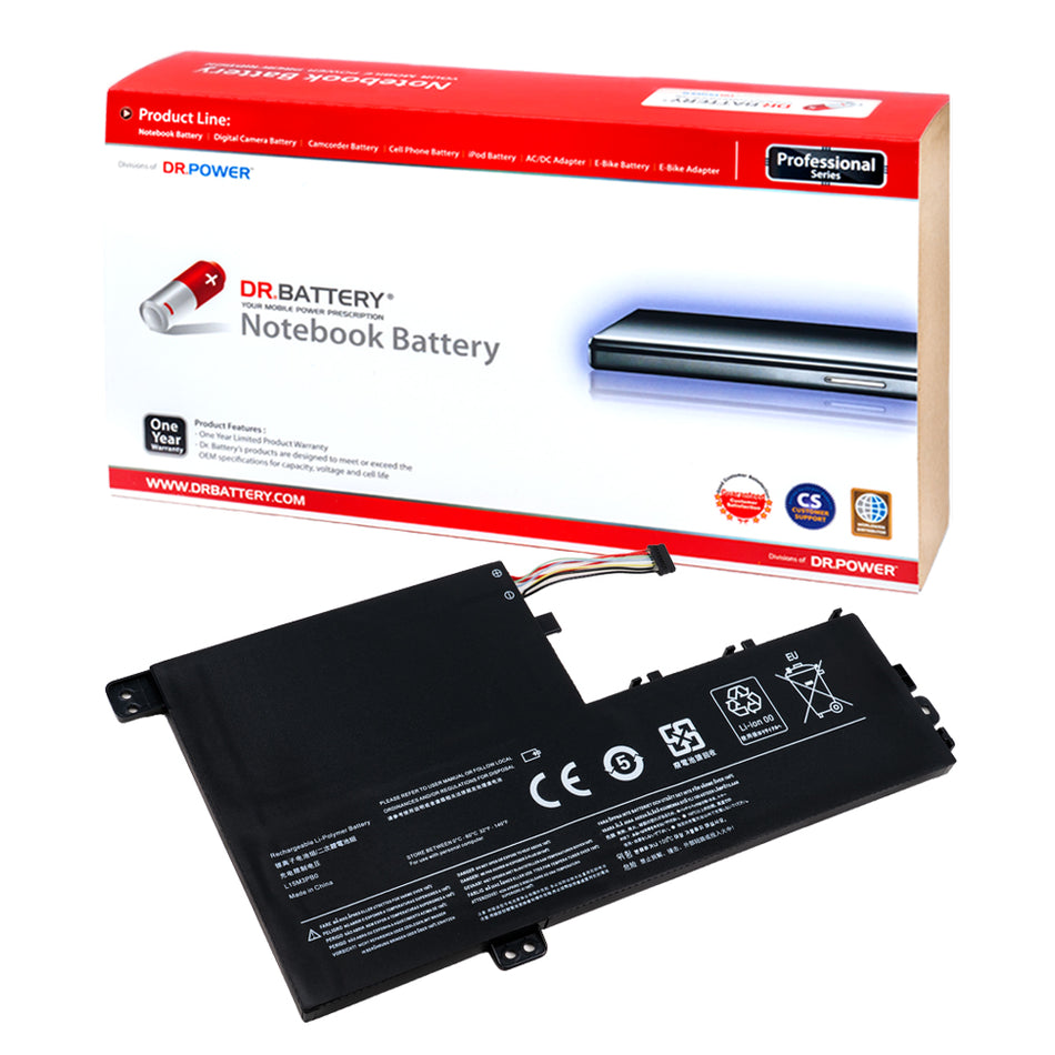 Lenovo L15M2PB1 Battery for Lenovo Flex 5 1470 1570 IdeaPad 320S-14IKB 320S-15ABR 320S-15AST 320S-15IKB 320S-15ISK 520S-14IKB Yoga 520-14IKB Series L15L2PB1 L15C2PB1 L15M3PB0 (Shape-A) Compatible Battery