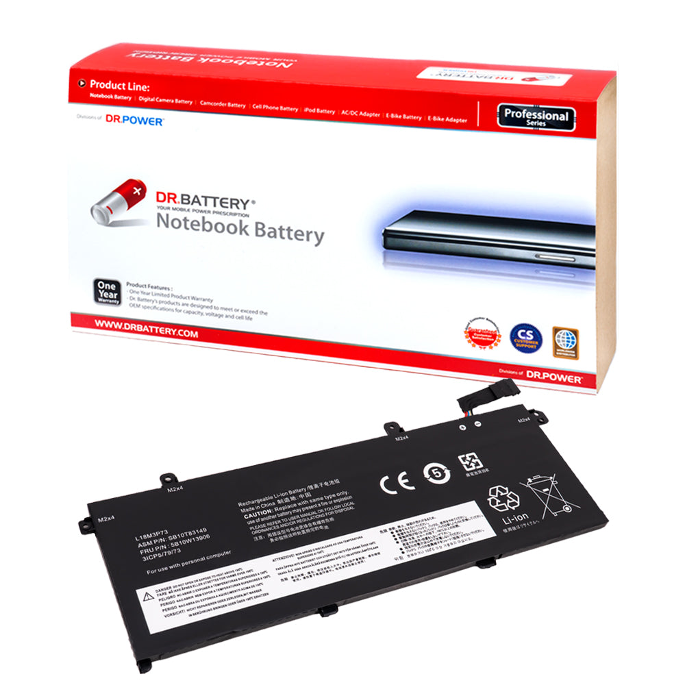 5B10W13906 Battery for Lenovo ThinkPad P14s Gen 1 Gen 2 Series Lenovo ThinkPad P43s Series Lenovo ThinkPad T14 Gen 1 Gen 2 Series Lenovo ThinkPad T490 T495 Series Laptop 02DL007 L18S3P73 L18C3P72 02DL008 L18M3P73 [11.52V/11.55V] Compatible Battery
