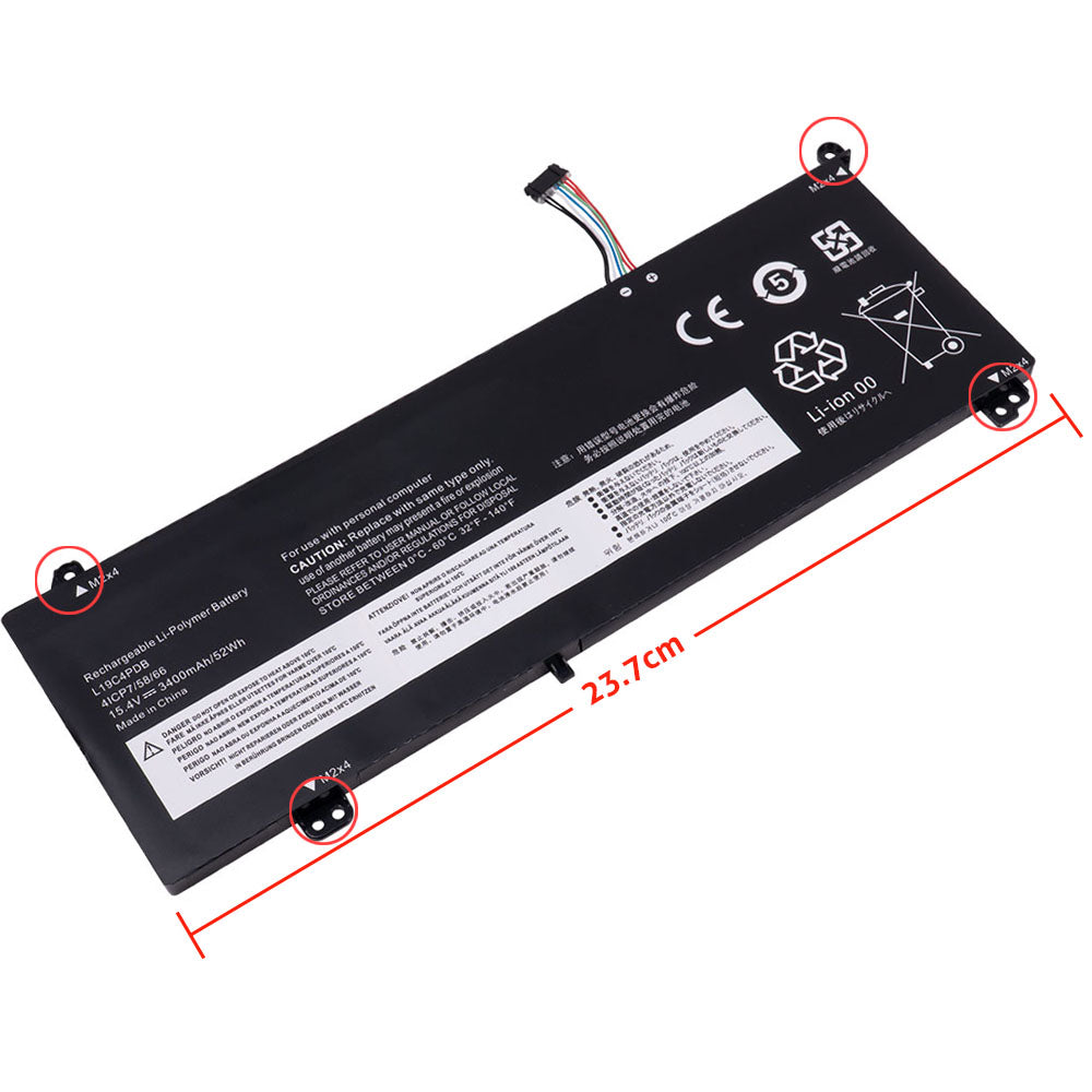 Lenovo ThinkBook 14s Yoga ITL Series Laptop Battery L19C4PDB L19M4PDB 5B10Z21201 5B10Z21209 L20M4PDB [15.36V/15.44V] Compatible Battery