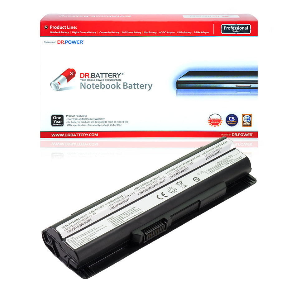 MSI GP60 GE60 CX61 GE620DX FX400 FX700 CX650 GE70 GE70H CR41 CR650 FR400 FX420 FX600MX FX620 FR600 FX600 GE620 BTY-S14 BTY-S15 BTY-S15 [11.1V] Compatible Laptop Battery