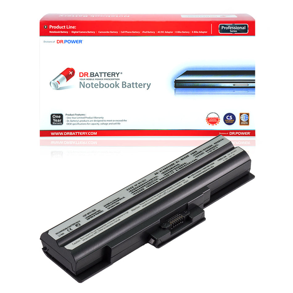 Sony VAIO VGP-BSP13/s PCG-3C2L VGP-BPS13/s VGP-BPS13a VGN-BZ560P22 VGP-BPS13/Q PCG-8131L VGP-BPS13 VGP-BPS13B/B VGP-BPL13 VGP-BPS13A/B [11.1V] Compatible Laptop Battery